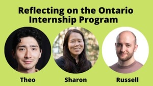 Reflecting on the Ontario Internship Program